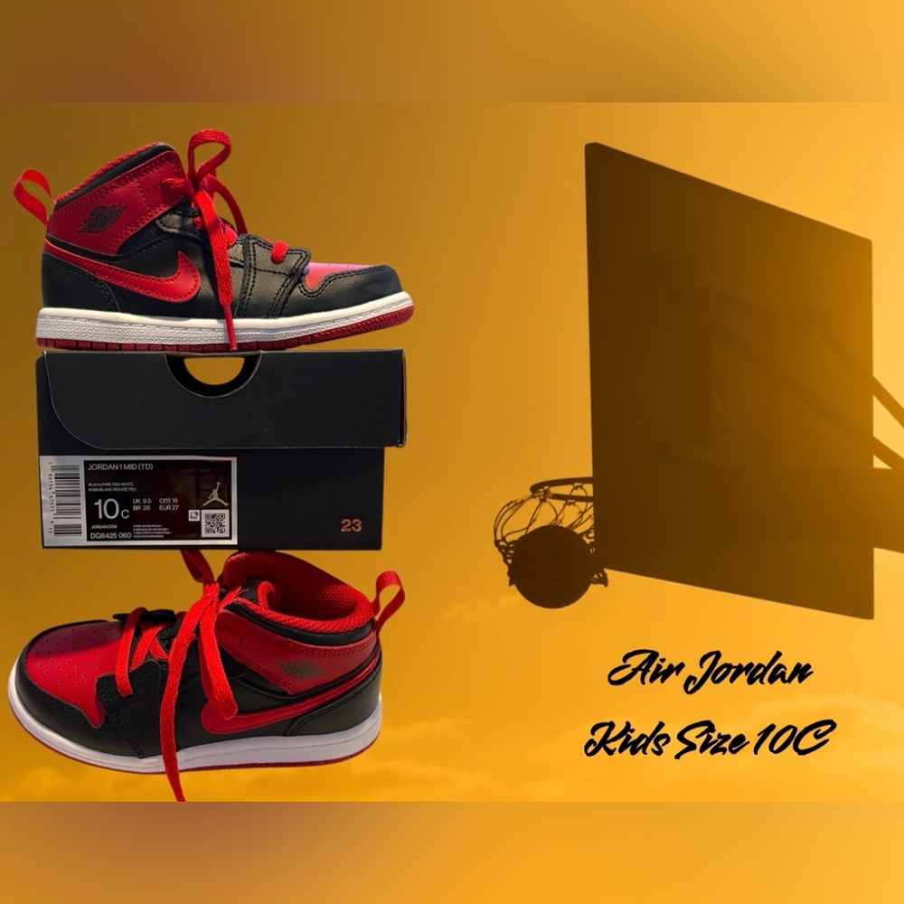 🆕 NIKE AIR JORDANS, Boys Sneakers, NEW IN BOX, Child Size 10C